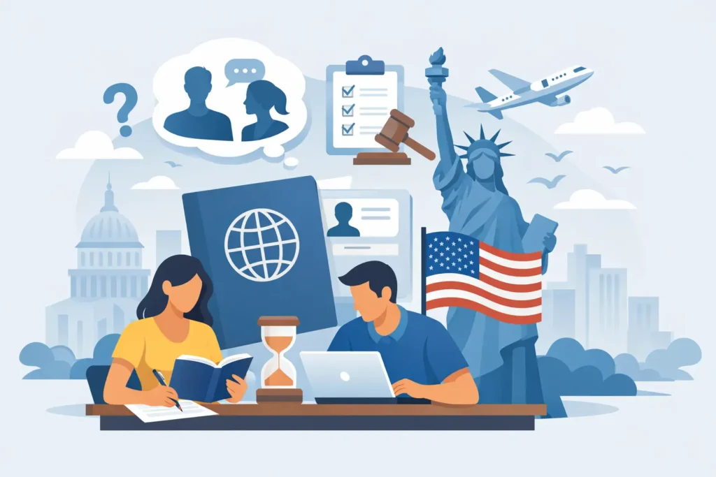 كم مدة التحضير لاختبار الجنسية؟