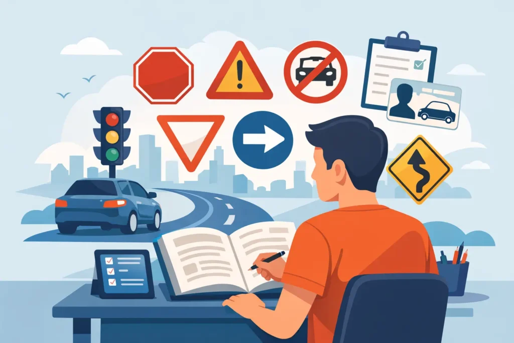 كيف تحفظ اشارات DMV وتنجح من أول مرة