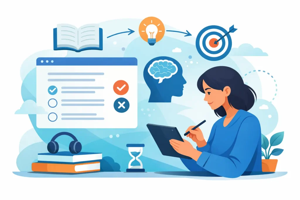 كيف تستخدم الاختبارات التفاعلية للمذاكرة بذكاء