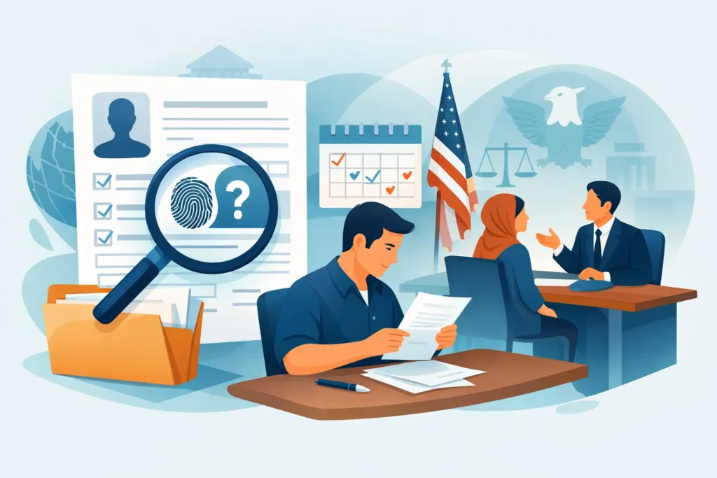 متى تراجع N400 Part 9 قبل المقابلة؟