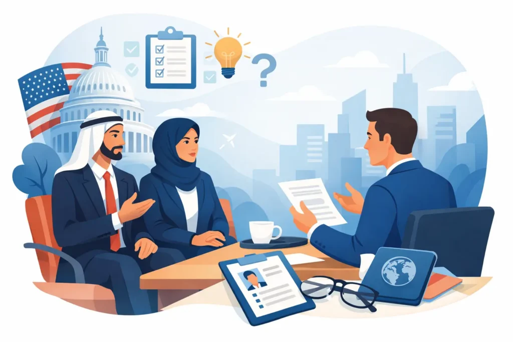 اسئلة المقابلة المدنية الأمريكية وكيف تستعد