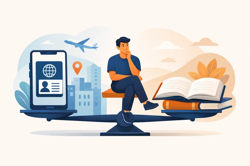 تطبيق المواطنة أم كتاب ورقي؟ أيهما أنسب لك