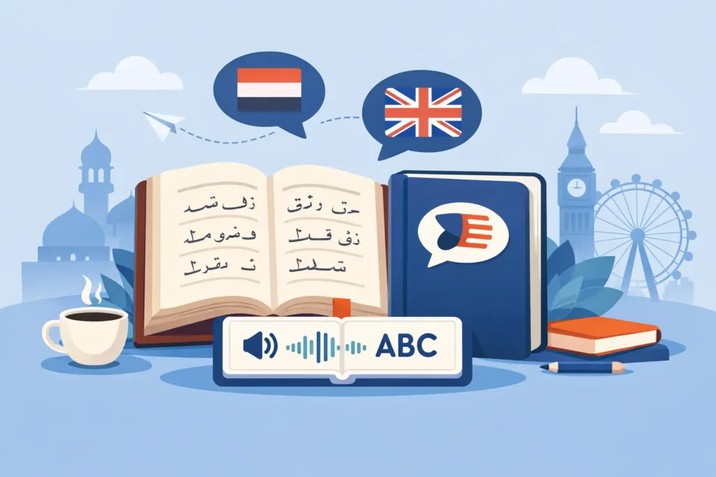 أفضل كتاب عربي مع نطق انجليزي عملي