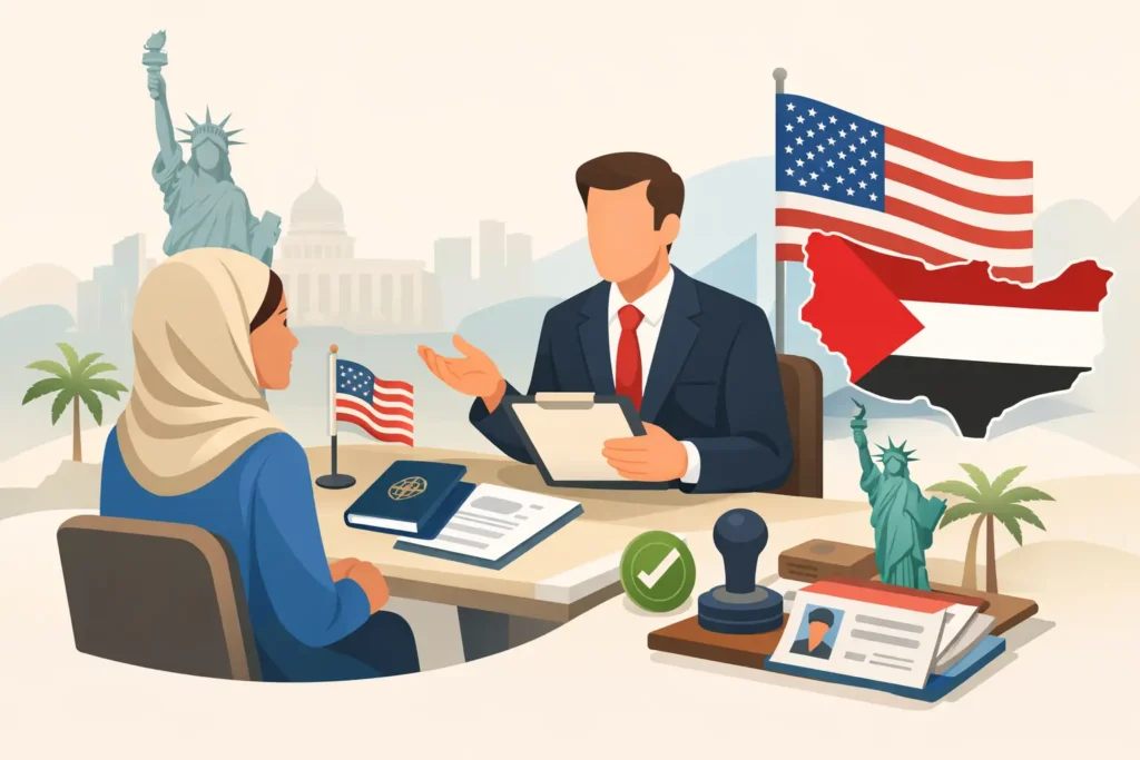 دليل مقابلة الجنسية الامريكية بالعربي
