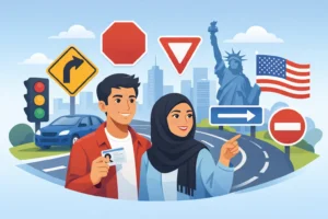 دليل إشارات القيادة للمبتدئين في أمريكا