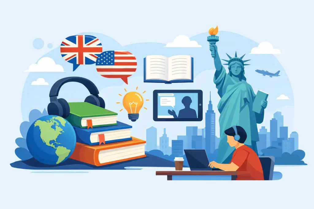 أفضل كتب تعلم الانجليزية العملية للمقيمين بأمريكا