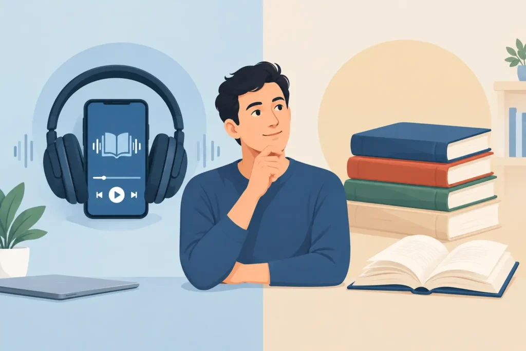 الكتاب الصوتي أم الورقي أيهما يساعدك على النجاح