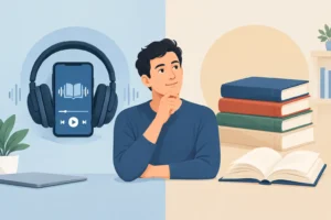 الكتاب الصوتي أم الورقي أيهما يساعدك على النجاح