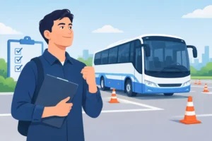 كيفية اجتياز اختبار الحافلة التجارية بثقة